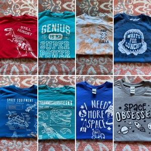 Lot of little boys tees